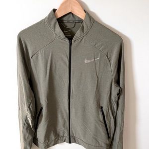 Nike Zip Up Jacket - Crew Neck